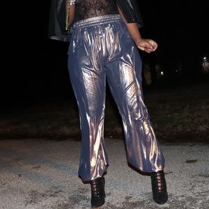 Zara metallic pants